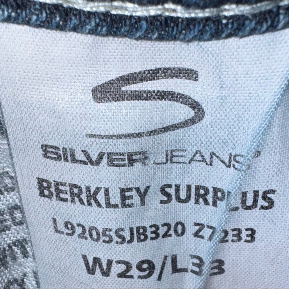 Silver Jeans Berkley Surplus Bootcut W29 L33 Dark Wash Y2K Stitch Womens - Picture 7 of 8